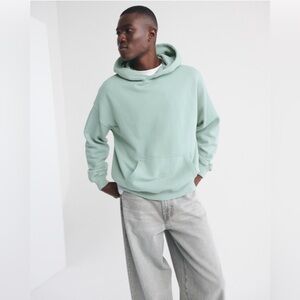 Men's Mint Green Essential Popover Hoodie